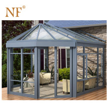 Foshan aluminum alloy sunroom glass room glass houses